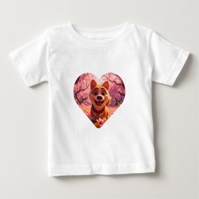 Incredibly photogenic Shiba Inu Baby T-Shirt (Front)