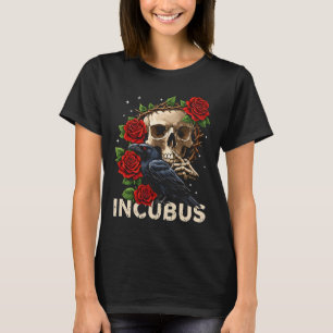 Incubus Crow Left Skull Flower Halloween Costume 1 T-Shirt