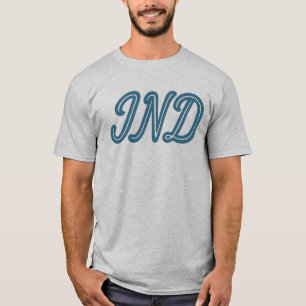 IND Indianapolis Airport Code – Indiana Aviation  T-Shirt
