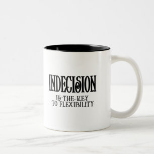 Indecision Two-Tone Coffee Mug