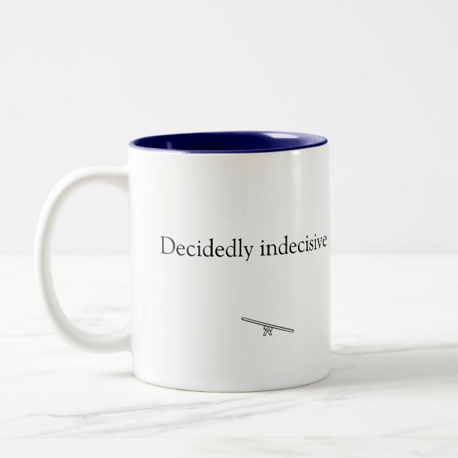 Indecisive Coffee Mug (Left)