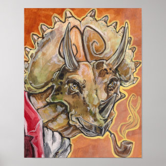 Indeed Dinosaur Poster