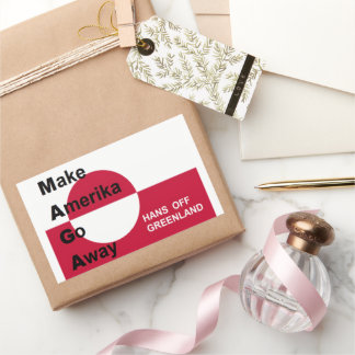 Independant Greenland Rectangular Sticker