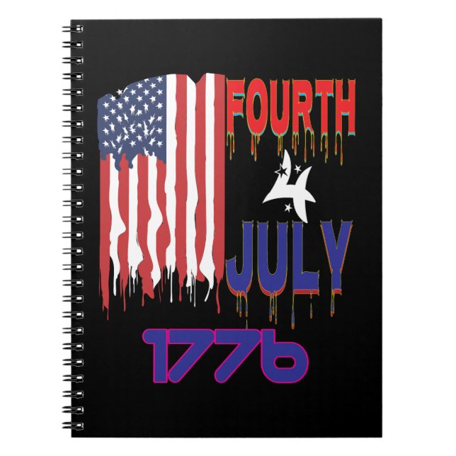 Independence Day 1776 Notebook (Front)