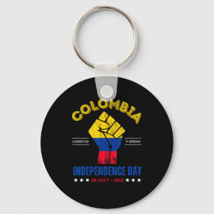 Independence Day 1810 Republic Of Colombia 2023 Key Ring