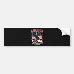 Independence Day 250th Anniversary USA Bumper Sticker