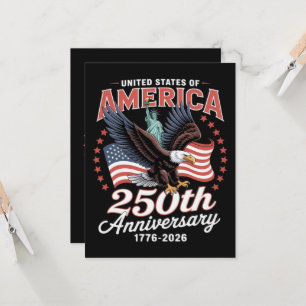 Independence Day 250th Anniversary USA  Invitation