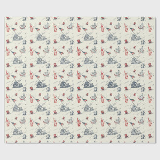 Independence Day 4th July Wrapping Paper