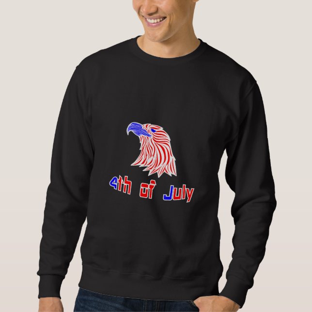 Independence Day 4th Of July Eagle Sweatshirt (Front)