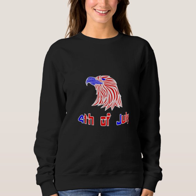 Independence Day 4th Of July Eagle Sweatshirt (Front)