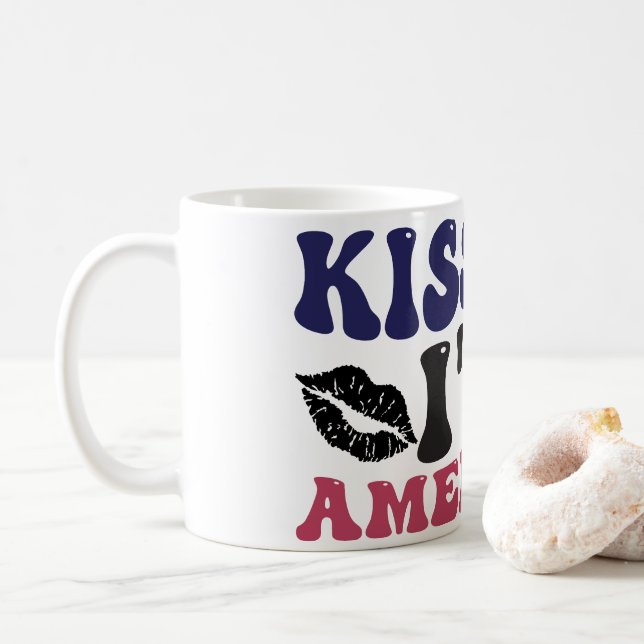 Independence Day,4th of july shirt,patriotic shirt Coffee Mug (With Donut)