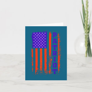 Independence day 4th of july usa patriot  card