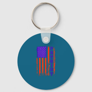 Independence day 4th of july usa patriot key ring