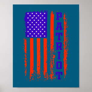 Independence day 4th of july usa patriot poster