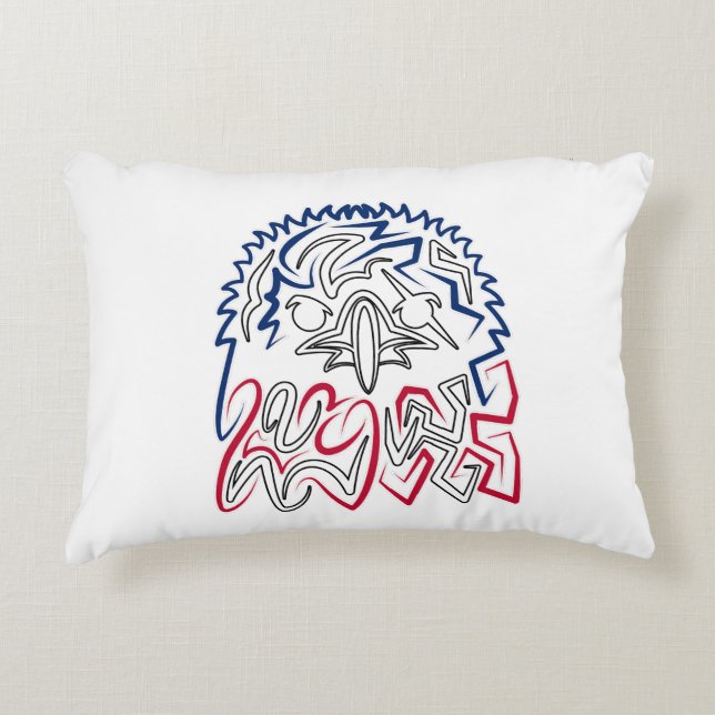 Independence Day American Eagle Decorative Cushion (Front)