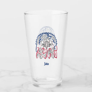 Independence Day American Eagle Glass