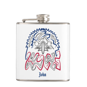 Independence Day American Eagle Hip Flask
