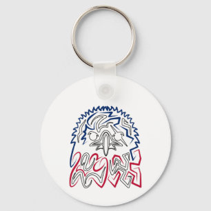 Independence Day American Eagle Key Ring