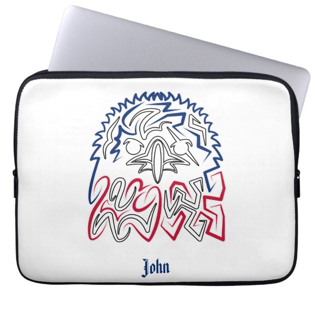 Independence Day American Eagle Laptop Sleeve (Front)