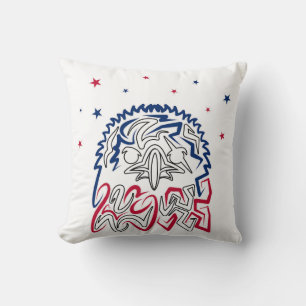 Independence Day American Eagle Stars Cushion