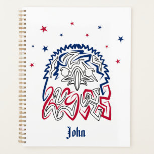 Independence Day American Eagle Stars Planner