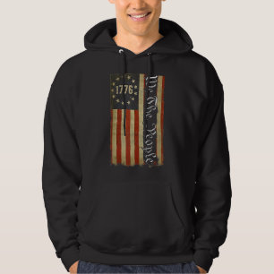 Independence Day American Flag Patriotic 1776 We T Hoodie