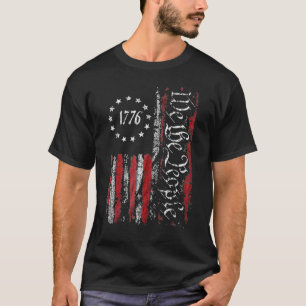 Independence Day American Flag Patriotic 1776 We T T-Shirt
