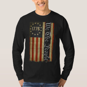 Independence Day American Flag Patriotic 1776 We T T-Shirt