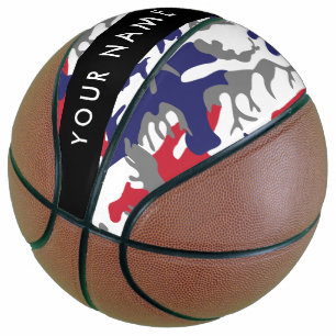 Independence day Camouflage Your name Personalise Basketball