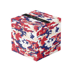 Independence day Camouflage Your name Personalise Cube