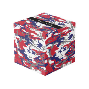 Independence day Camouflage Your name Personalise Cube