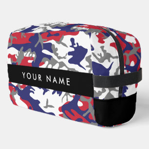 Independence day Camouflage Your name Personalise Dopp Kit