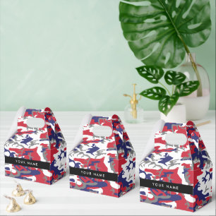 Independence day Camouflage Your name Personalise Favour Box