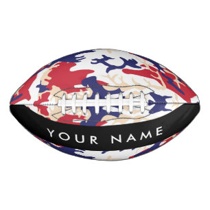 Independence day Camouflage Your name Personalise Football