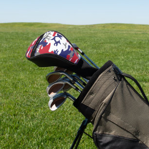 Independence day Camouflage Your name Personalise Golf Head Cover