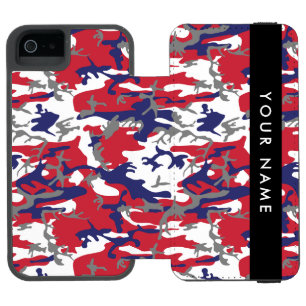 Independence day Camouflage Your name Personalise Incipio Watson™ iPhone 5 Wallet Case