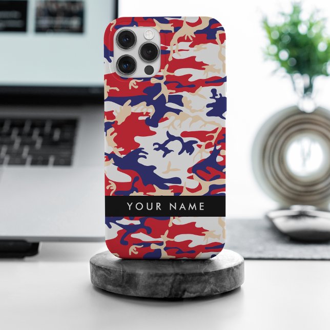 Independence day Camouflage Your name Personalise iPhone Case (Creator Uploaded)