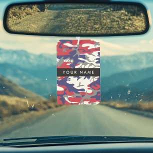 Independence day Camouflage Your name Personalize Car Air Freshener