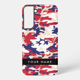 Independence day Camouflage Your name Personalize Samsung Galaxy Case