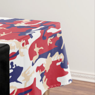 Independence day Camouflage Your name Personalize Tablecloth