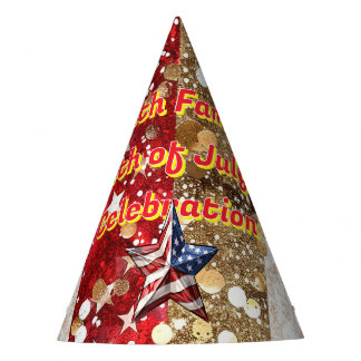 Independence Day Celebrations Fully Customisable Party Hat