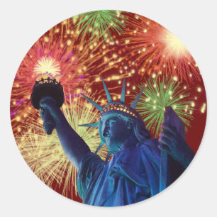 Independence Day! Classic Round Sticker