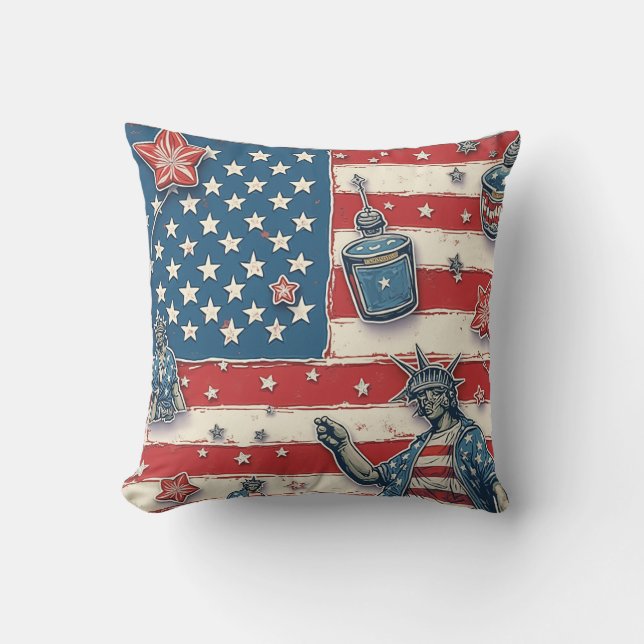 Independence Day Commemorative Cushion (Front)