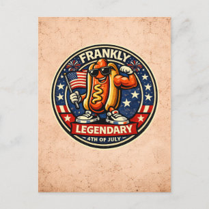 Independence Day Dawg - Foodie Fiends Postcard