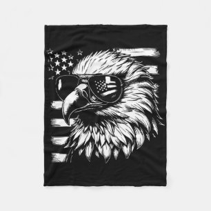 Independence Day Desing For 4th Of July Patriotic Fleece Blanket