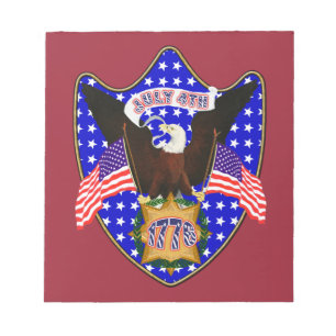 Independence Day Eagle Notepad
