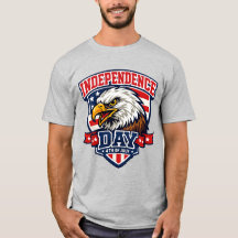 Independence Day Eagle Varsity Style Patriotic 