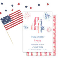 Independence Day Fireworks 4th Birthday Party