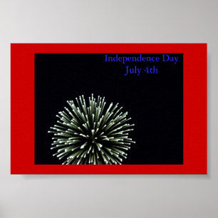 Independence Day Fireworks Poster