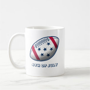 Independence Day Football Coffee Mug